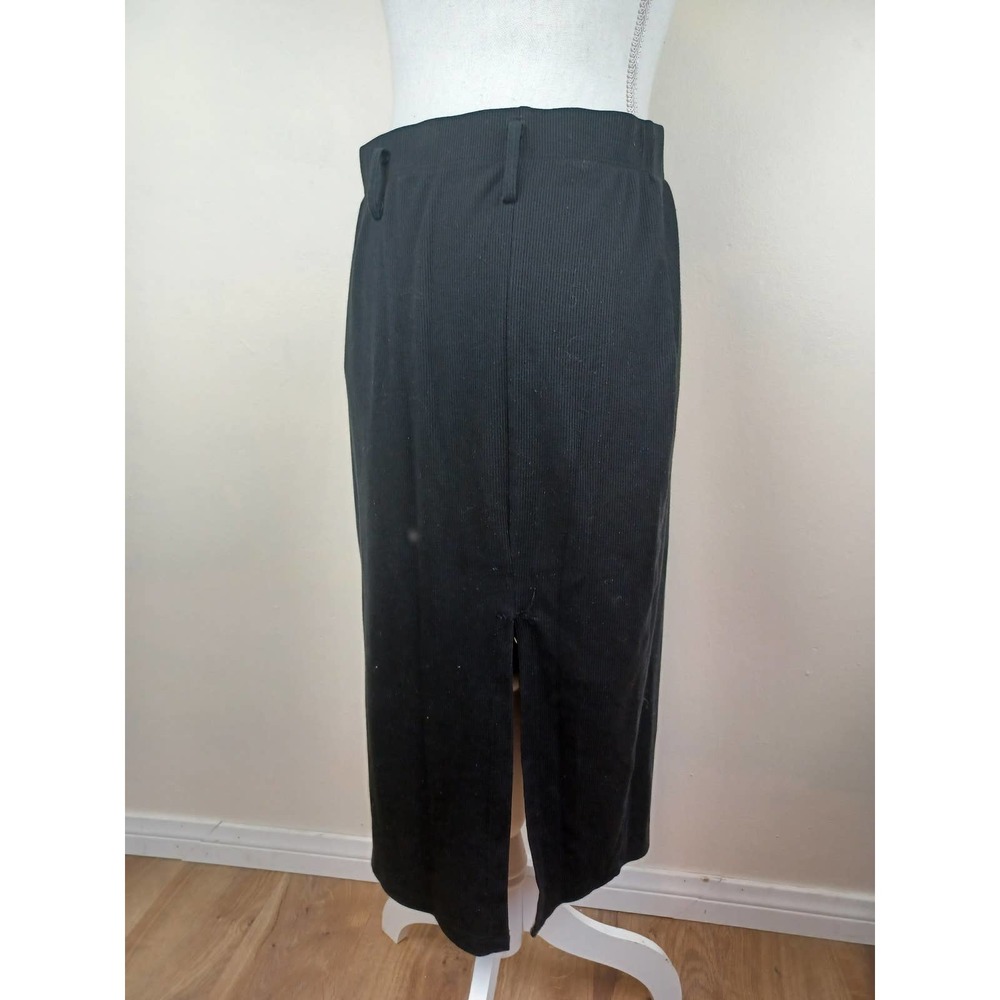 Black Side Slit Skirt